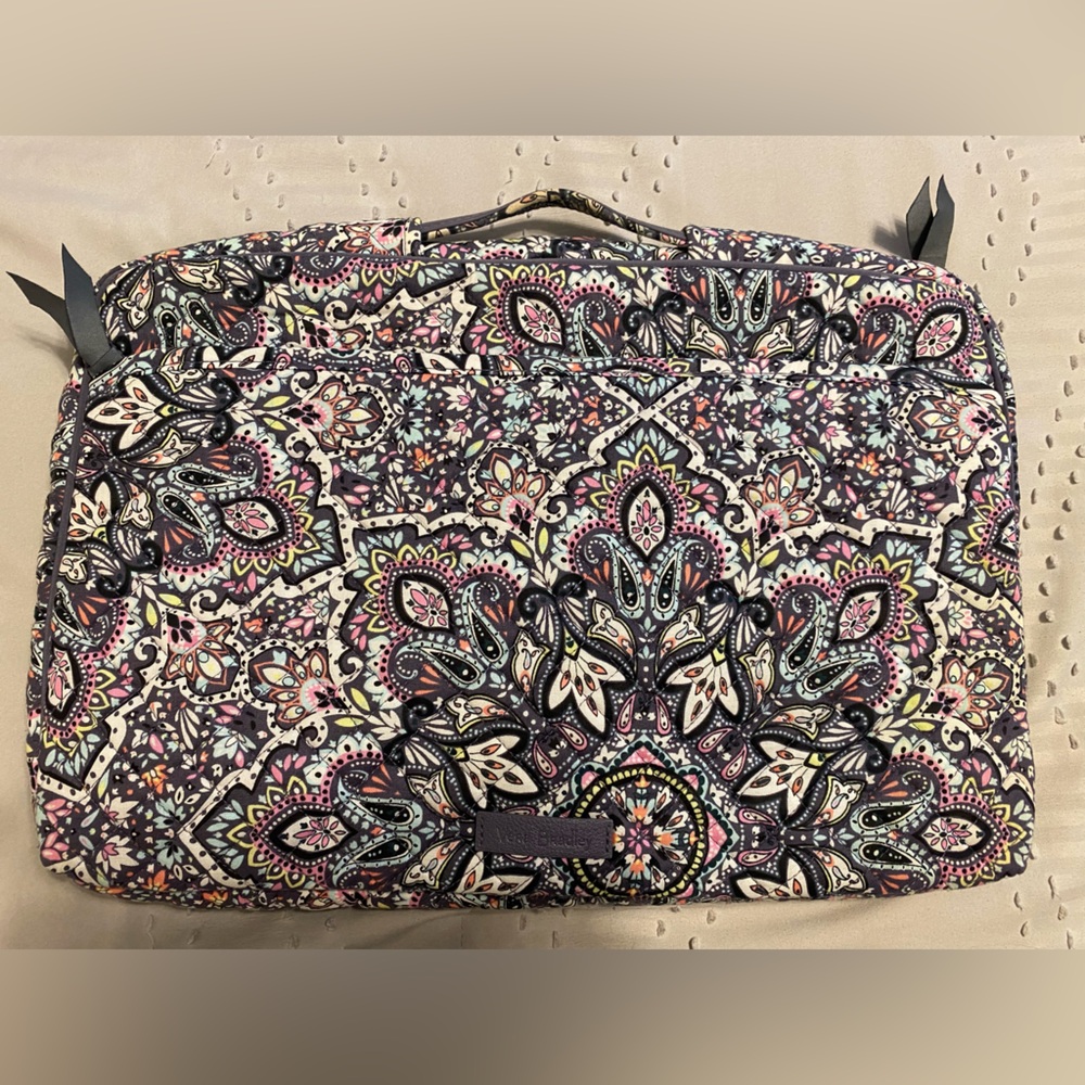 Vera Bradley Bon Bon Medallion Laptop Bag